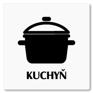 Kuchyň, 80x80mm, bílá, Nevada